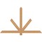 Ekena Millwork Kennewick Timber Gable Bracket, Western Red Cedar, 60"W x 38"H x 1 1/2"D x 3 1/2"F, 15/12 Pitch GBW060X38X0204KEN00SWR - alternate 1